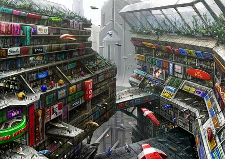 Futurescape Shopping Avenue by Richard Lim Boon Keat